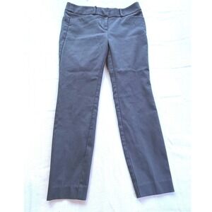 Loft Marisa Pants Petite Gray Ankle Crop Dressy Career Size 6P‎